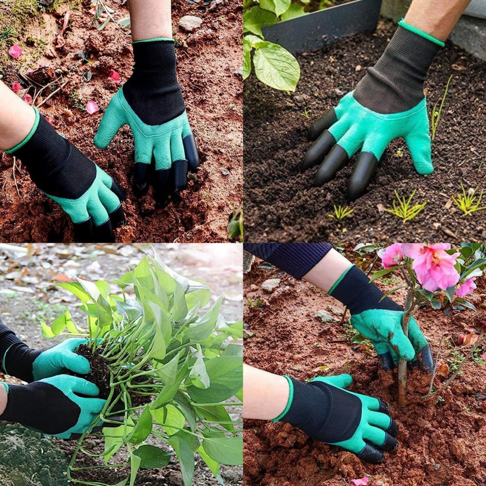 GUANTES DE JARDINERIA CON GARRAS